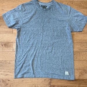 Large - Dixie Reserve Co. Mens Heather Gray Crew Neck Tee